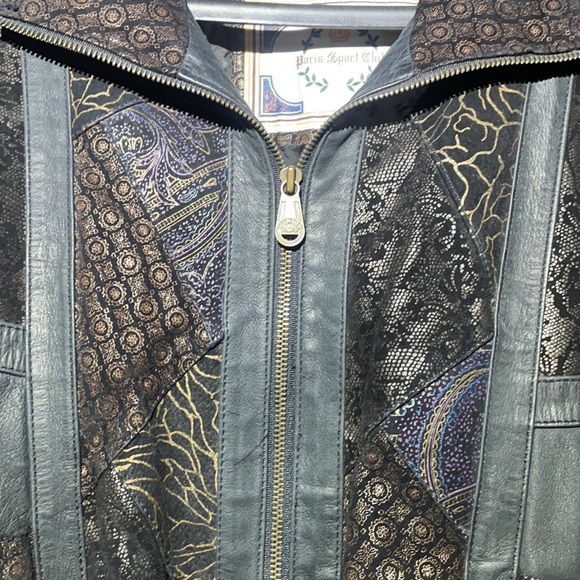 Vintage Paris Sport Club leather jacket. - Picture 6 of 16